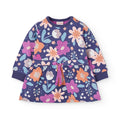 Girl fleece dress floral