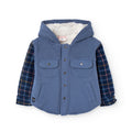 Fleece jacket combined for baby boy