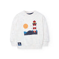 Fleece sweatshirt for baby boy