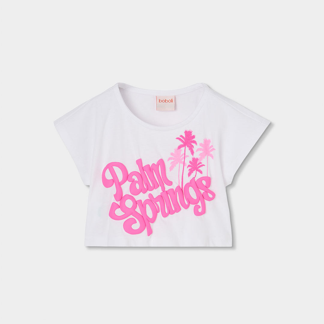 Knit t-Shirt short sleeves for girl