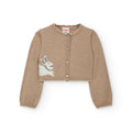 Knitwear jacket for baby girl