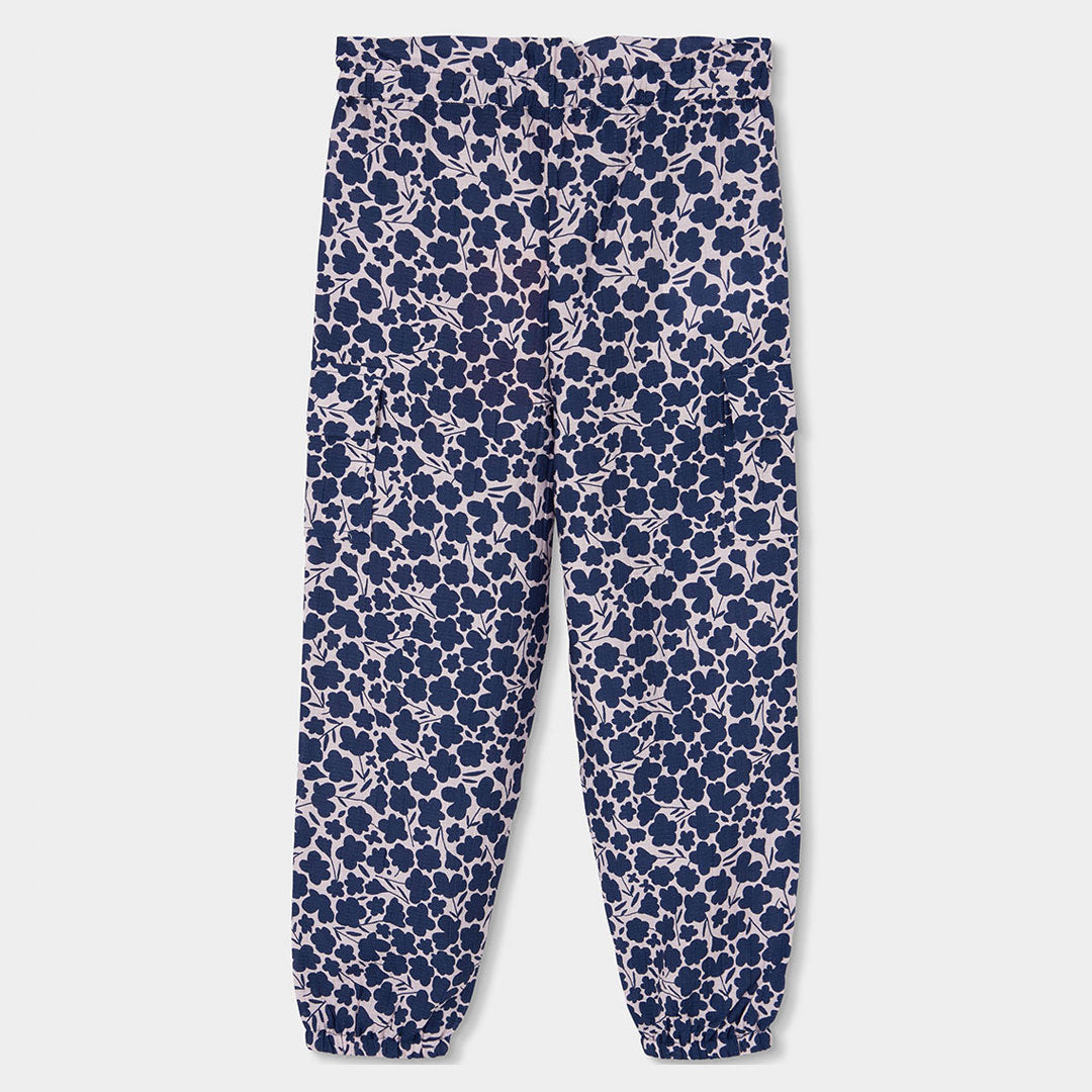 Viscose trouser floral for girl