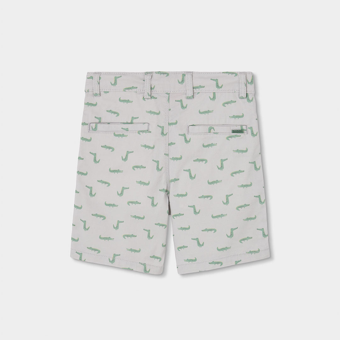 Gabardine bermuda shorts for boy